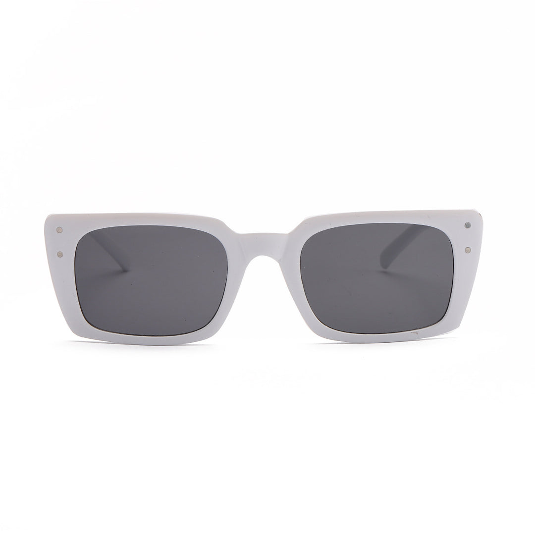Dame kvadratisk solbrille med dyremønster Skanto