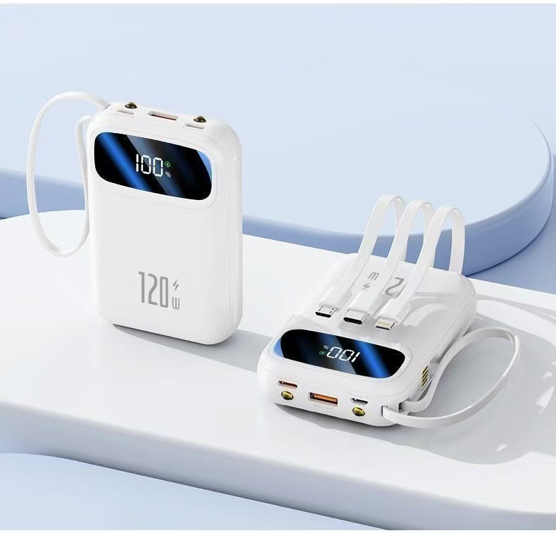 Høykapasitet powerbank med digital skjerm og flere tilkoblinger Skanto