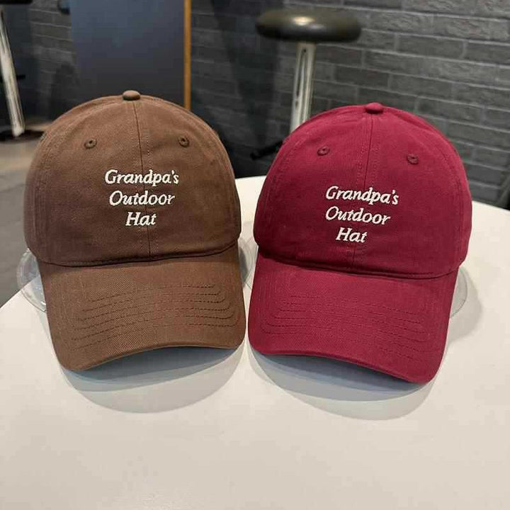 Unisex Justerbar Brodert Utendørs Caps Skanto