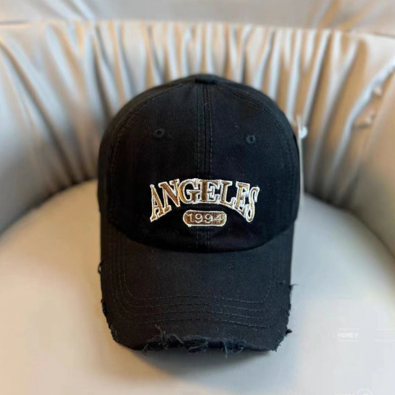 Kvinnens Slitt Vintage-Stil Justerbar Baseballcaps Skanto