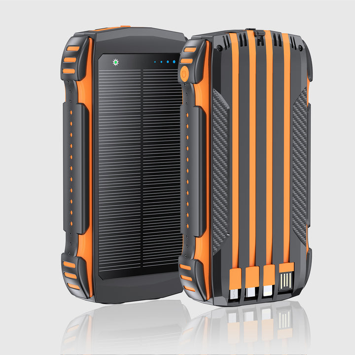 Solar Powerbank med Høy Kapasitet Fra Skanto