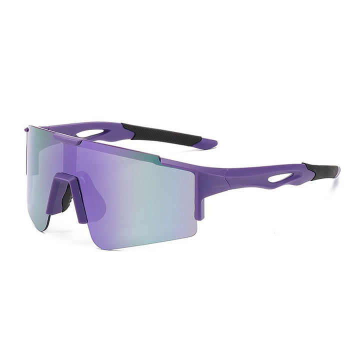 Unisex nan sporty polariserende sykkelsolbriller med ett-stykke visir og sklifrie stenger Skanto