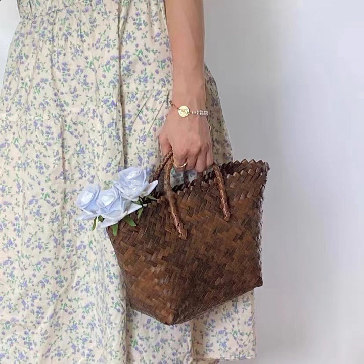 Elegant og Håndlaget Korgveske Skanto