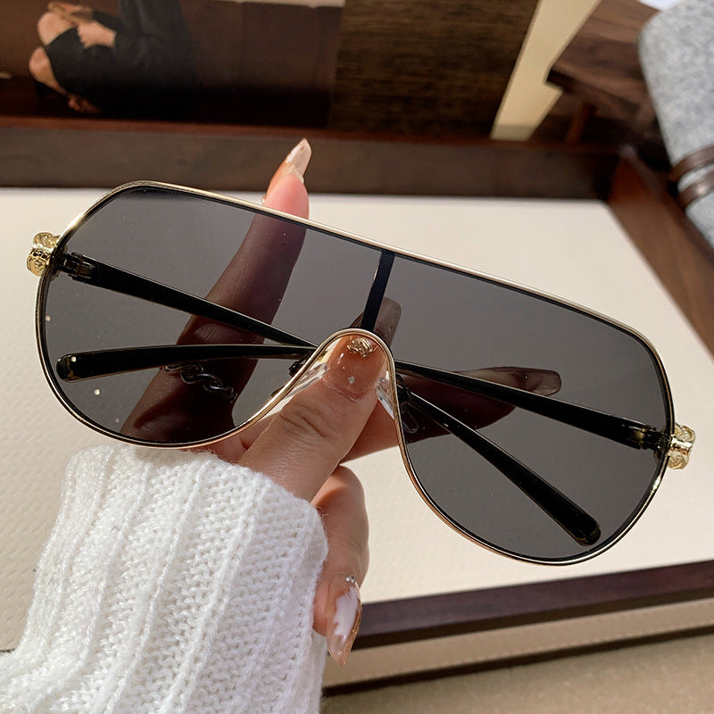 Damer oversized pilot solbriller Skanto