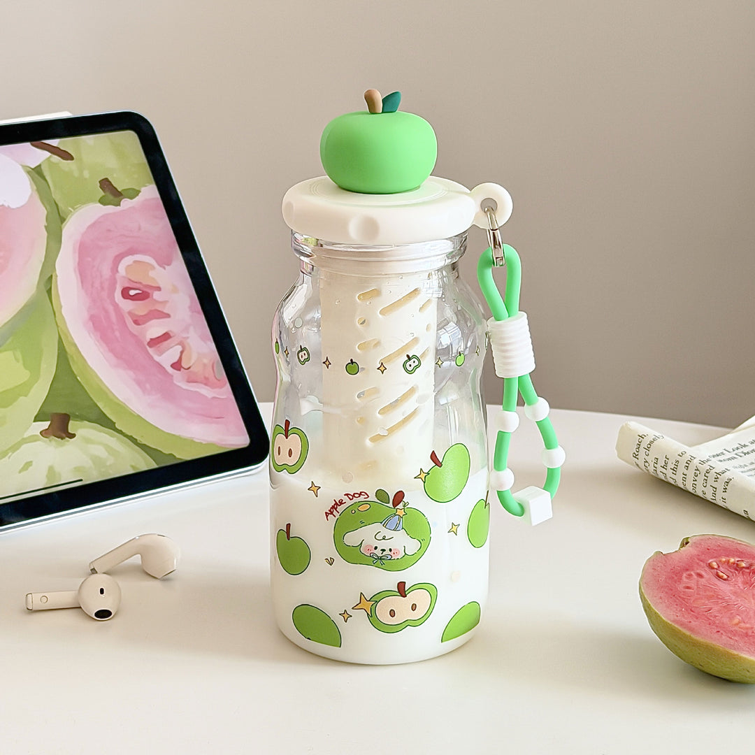 Dame kreativ drikkeflaske med fruktmotiv Skanto