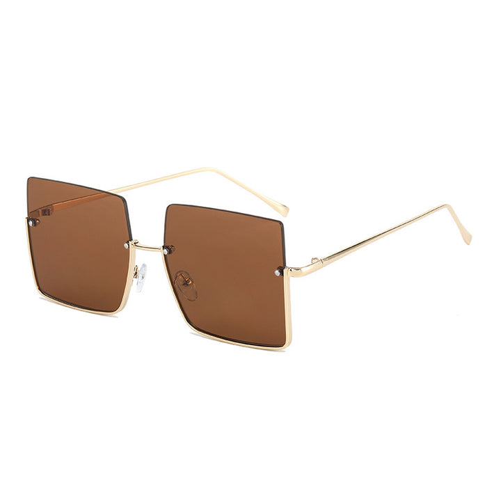Damer Modisk solbrille i markant kvadratdesign Skanto
