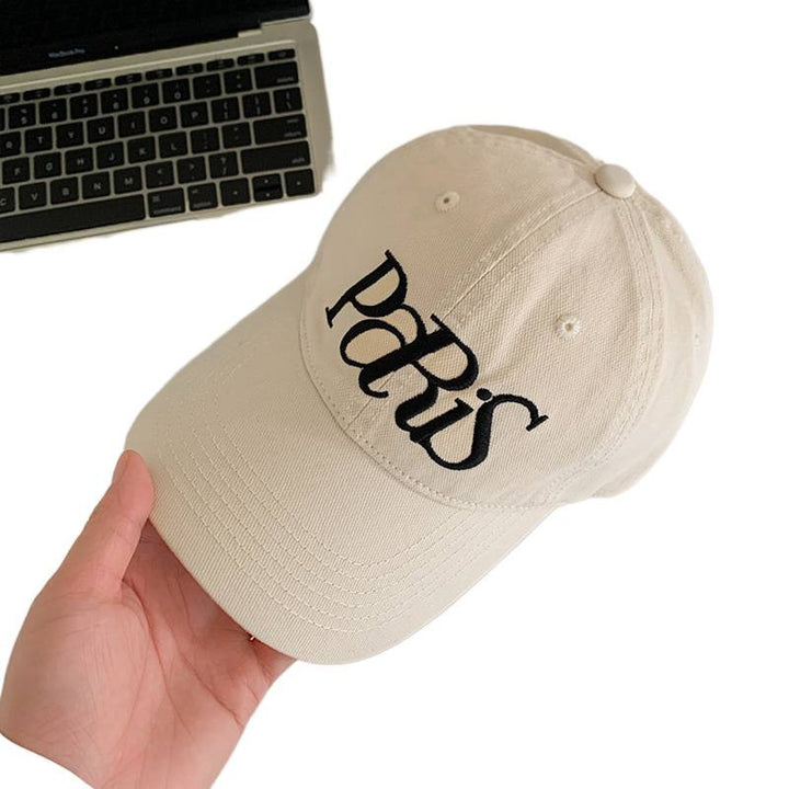 Dame bomullsbroderte caps Skanto