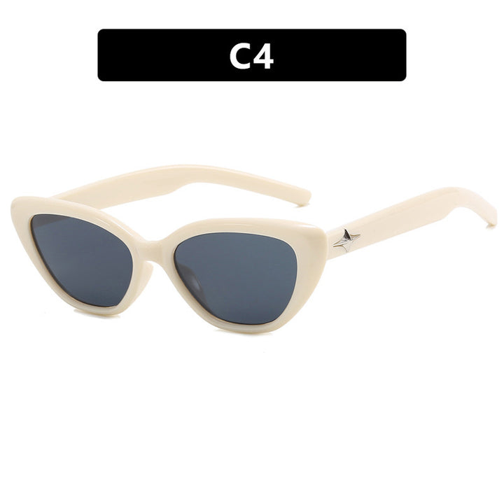 Dame Cat-Eye solbriller i moderne design med stilig ramme Skanto