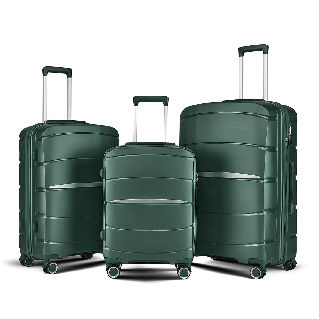 Unisex Premium Multi-Størrelse Hard Shell Koffert Sett Skanto