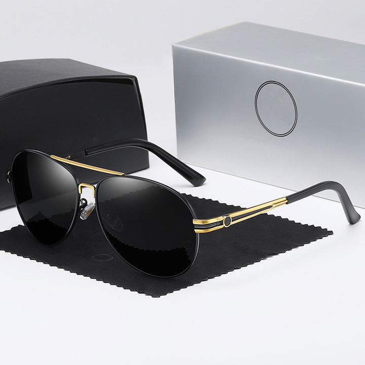 Dame elegant solbrille med smal ramme og UV-beskyttelse Skanto