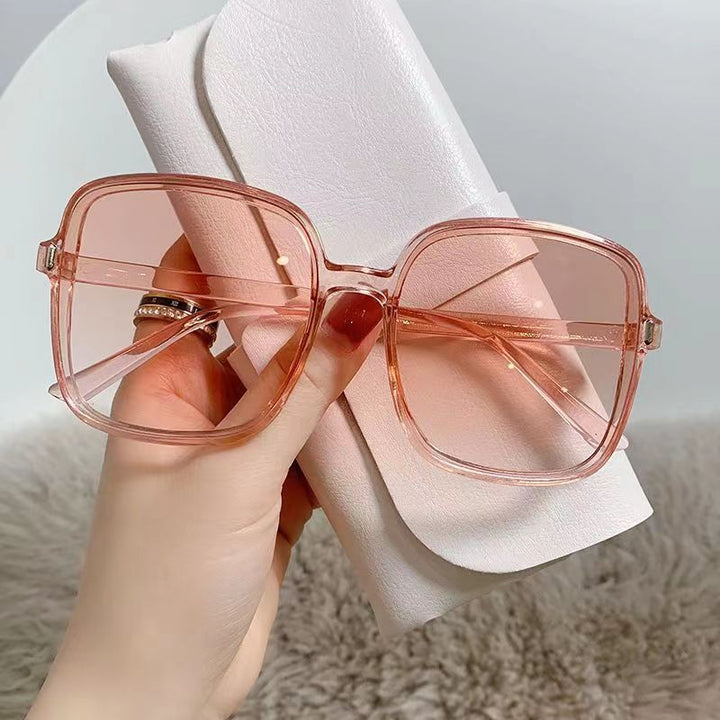 Dame kvadratisk oversized solbrille med integrert UV-beskyttelse Skanto