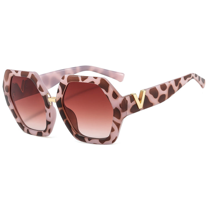 Dame elegant solbrille med glitrende ramme Skanto