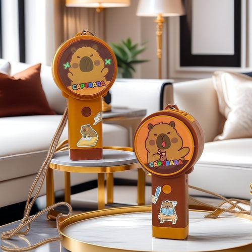 Bærbar Usb Mini Vifte med Kreativt Capybara-design Skanto