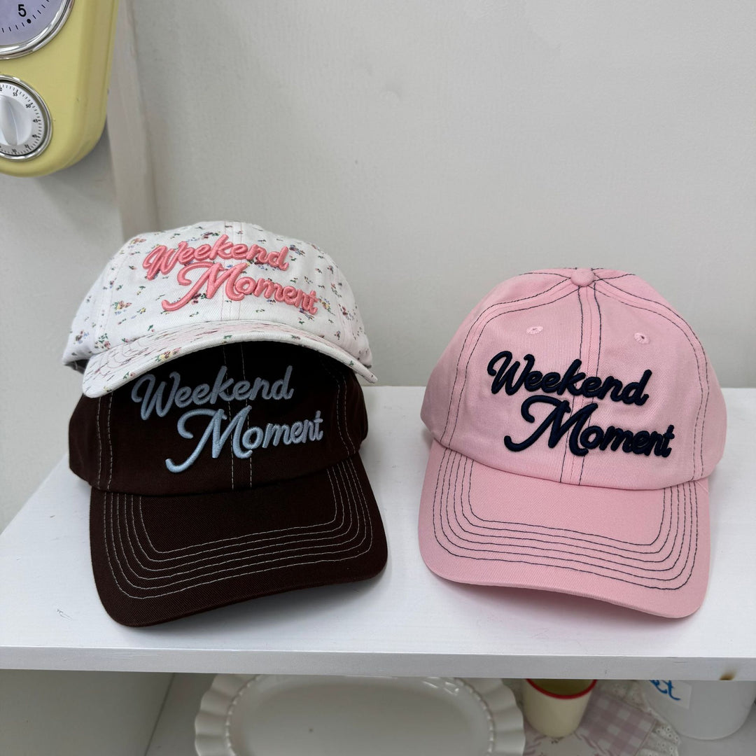 Dame Hjemmekoselig Bomull Baseball Caps med Brodert Frase Skanto