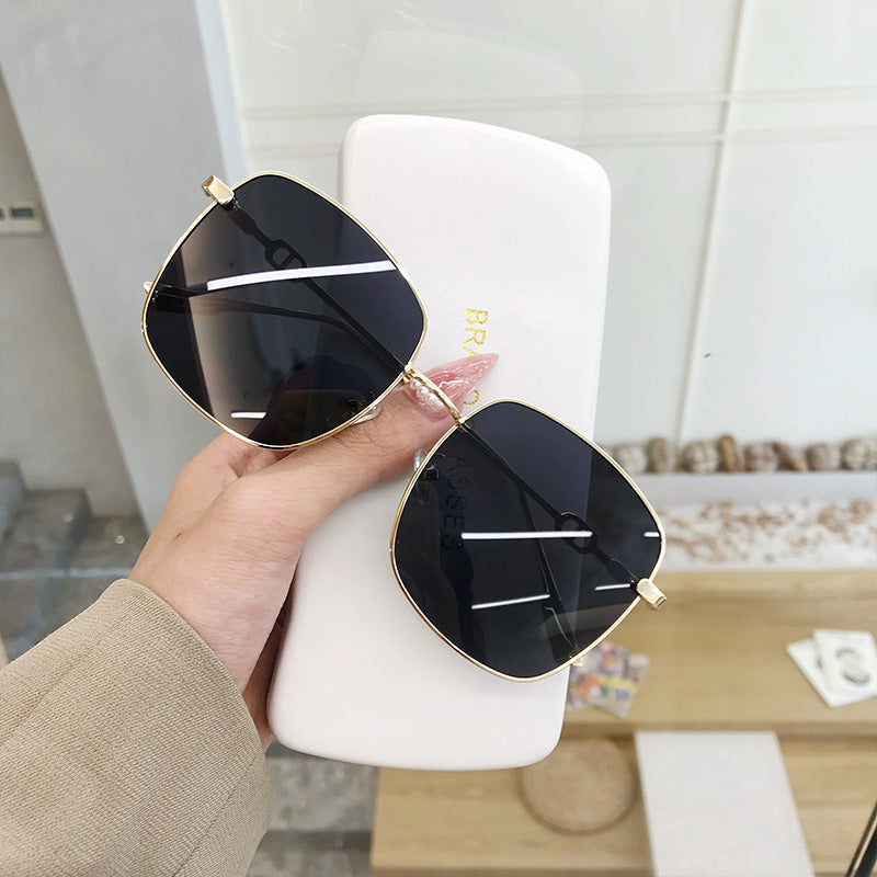 Dame geometrisk oversized solbrille Skanto