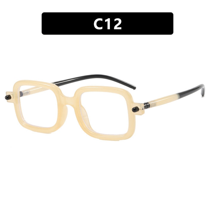 Dame firkantet solbrille med trendy ramme og komfortabel passform Skanto