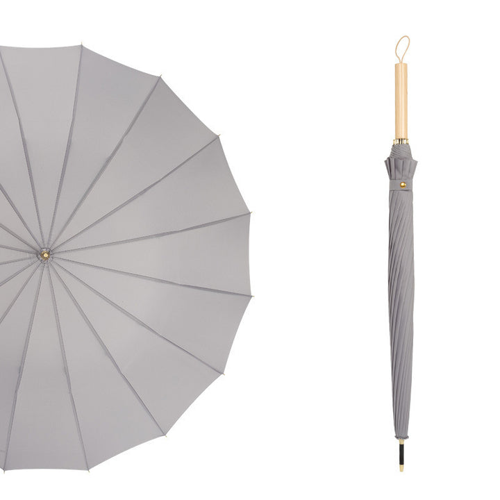 Dame Faltbar Regn paraply med elegant håndtering og unikt design Skanto