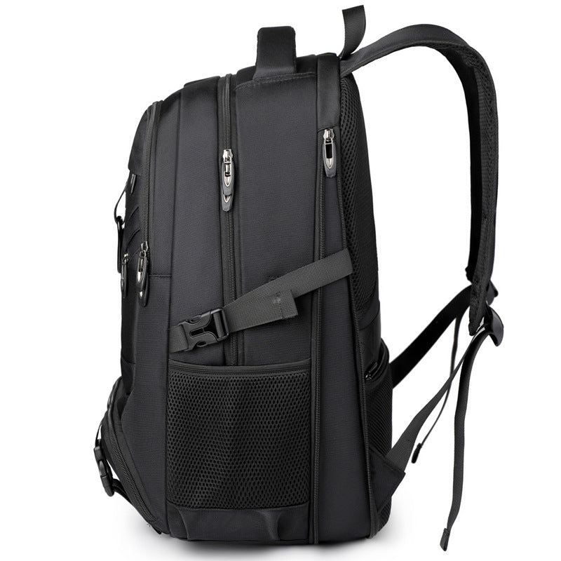 Multifunksjonell Laptop-Ryggsekk med Ergonomiske Bæreseler og Flere Rom Skanto