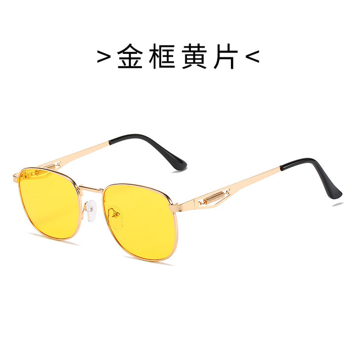 Dame Fashionable Pilot Sunglasses with High-Quality Metal Frame Skanto