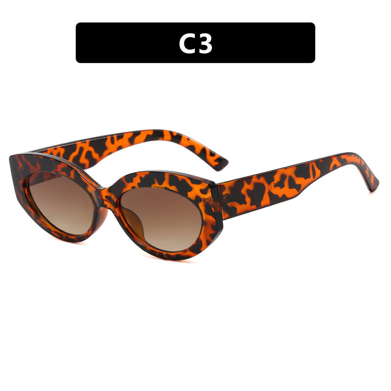 Dame Cat-Eye solbriller i stilfullt plastdesign Skanto
