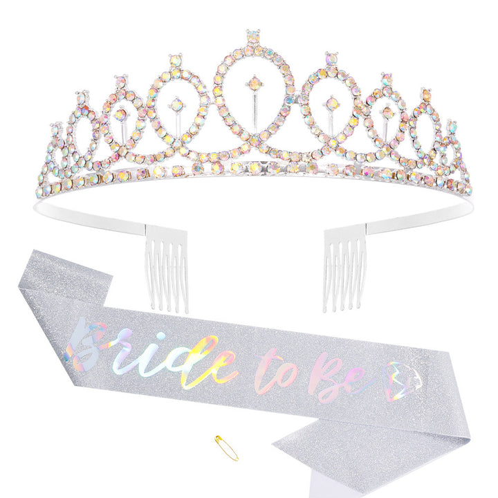 Dame Glitrende Tiara med elegant design Skanto