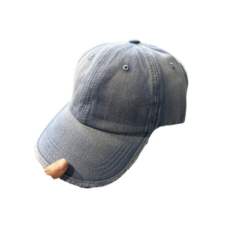 Kvinnens slitt denim baseball cap Skanto 1784084028