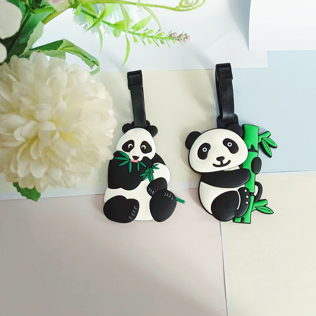 Unisex Panda-tema Bagasjelapp Skanto