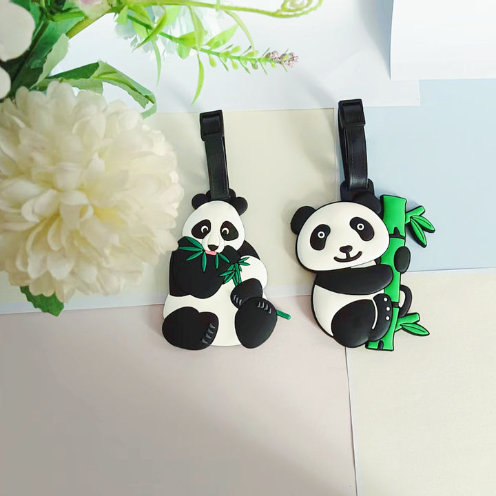 Unisex Panda-tema Bagasjelapp Skanto