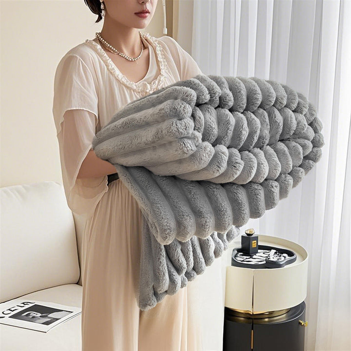 Dame luksus fleece-pledd Skanto