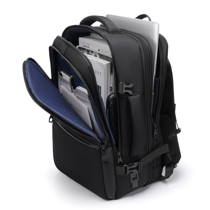 Elegante laptopryggsekk med vannavvisende materiale og innovativt romsystem Skanto