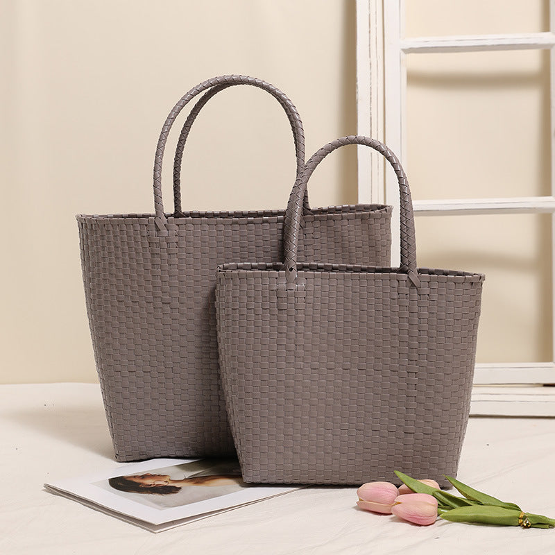 Flettet fritids shopper-veske Skanto