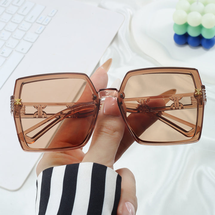 Dame stilige oversized solbriller Skanto