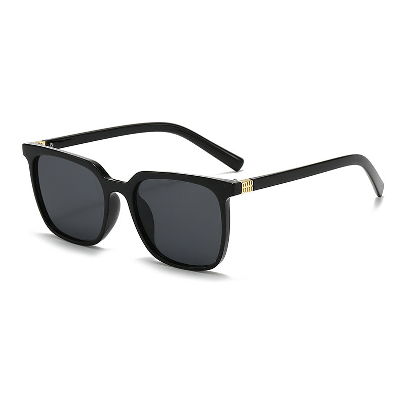 Dame moteriktig oversized solbrille Skanto