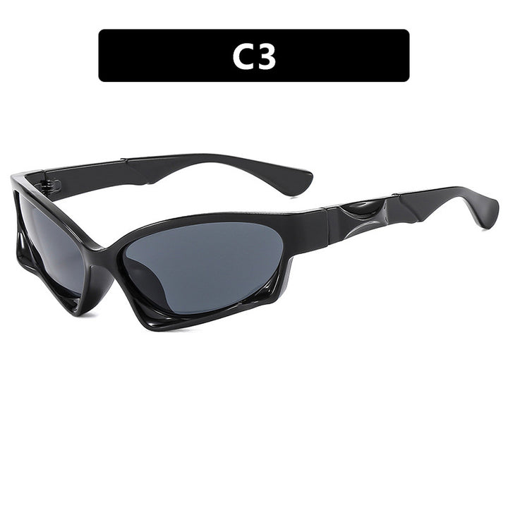 Dame sporty solbrille med moderne, aerodynamisk design Skanto