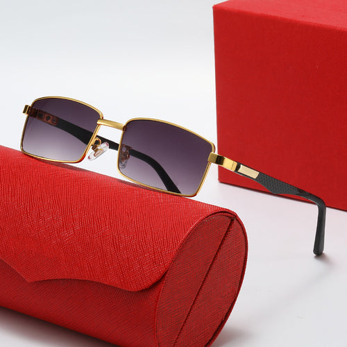 Dame trendy halvramsbriller med elegante detaljer Skanto