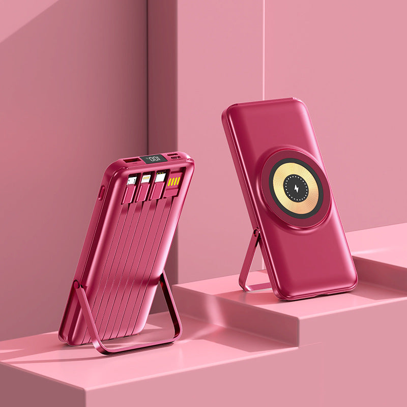 Multifunksjonell Powerbank med Trådløs Lading Skanto