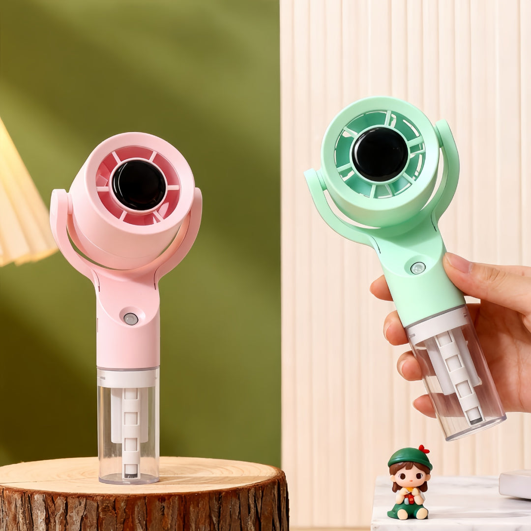 Dame Bærbar spray-håndvifte med USB-ladefunksjon og ergonomisk design Skanto