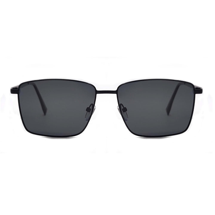 Herremodern kvadratisk solbrille med UV-beskyttelse og ergonomiske stenger Skanto
