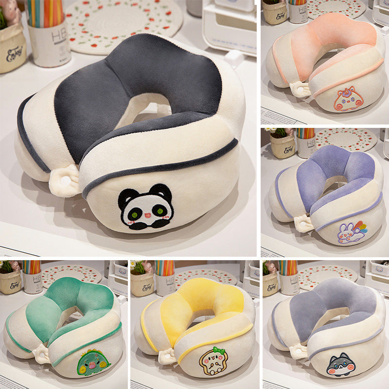 Ergonomisk nakkepute med panda-motiv Skanto