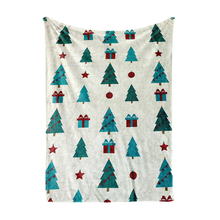 Dame juleserviett med festlig tre- og gave-design Skanto