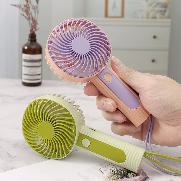 Unisex Bærbar Håndvifte med ergonomisk håndtaksoverflate Skanto