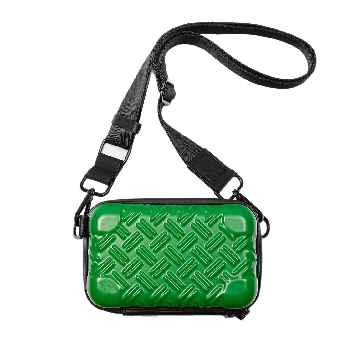 Unisex Teksturert Hard Shell Crossbody Bag Skanto