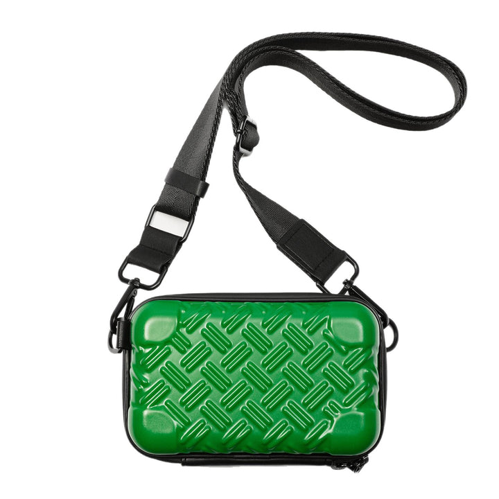 Unisex Teksturert Hard Shell Crossbody Bag Skanto