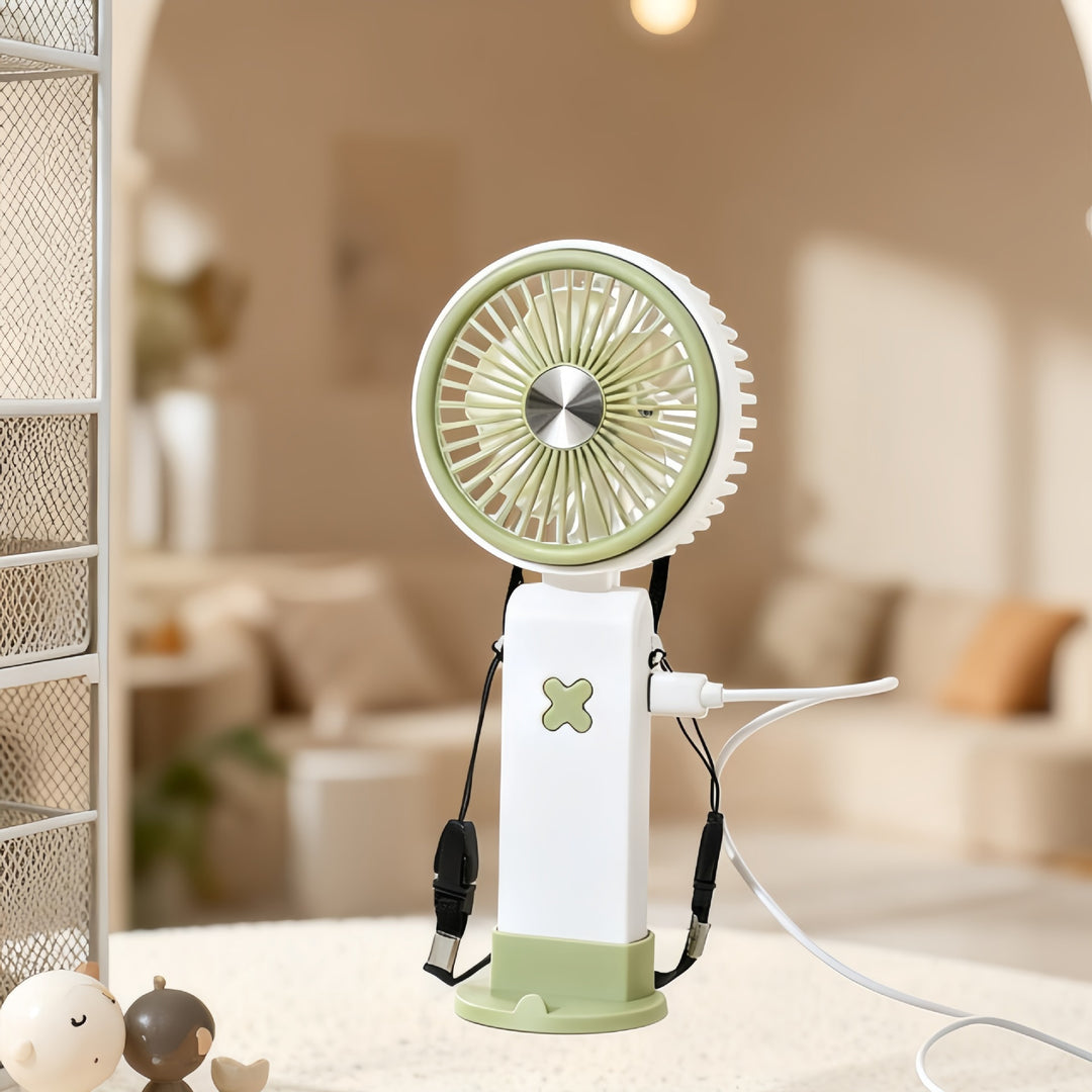 Dame Portable Håndvifte med Fleksibel Design og USB-tilkobling Skanto