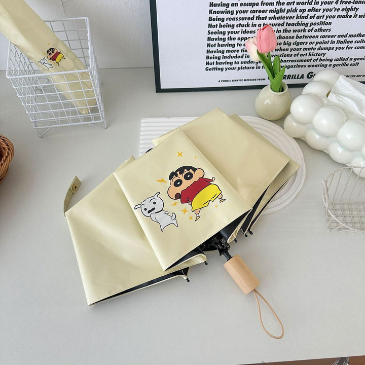 Damer foldbar paraply med kreativt karakterdesign Skanto