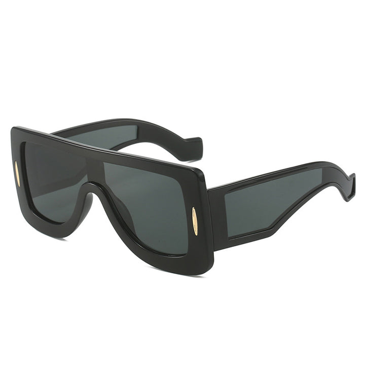 Damer futuristiske oversized solbriller Skanto