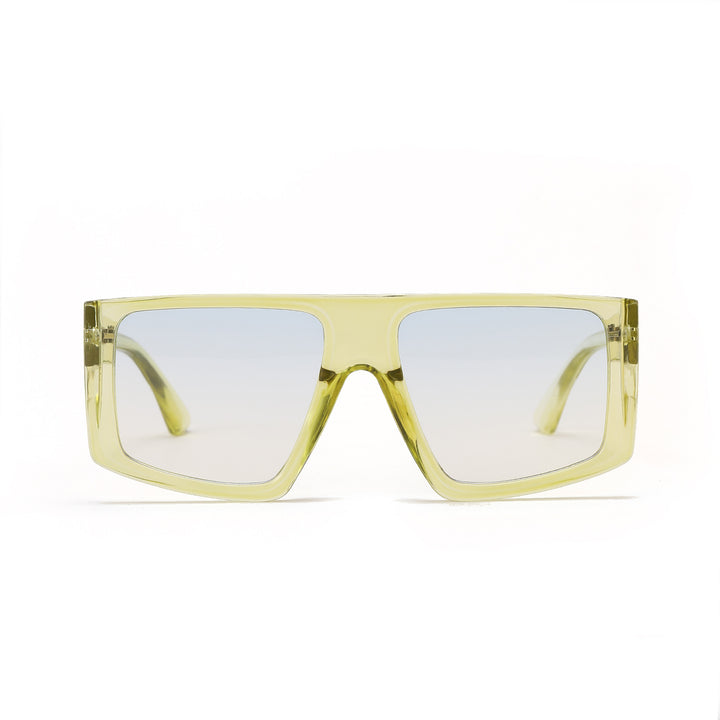 Dame oversized geometrisk solbrille Skanto