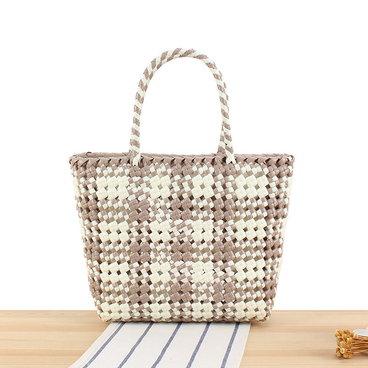 Large tote bag made of braided material Skanto