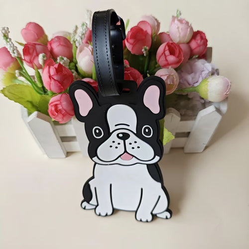 Unisex Cartoon Dog Luggage Tag Skanto
