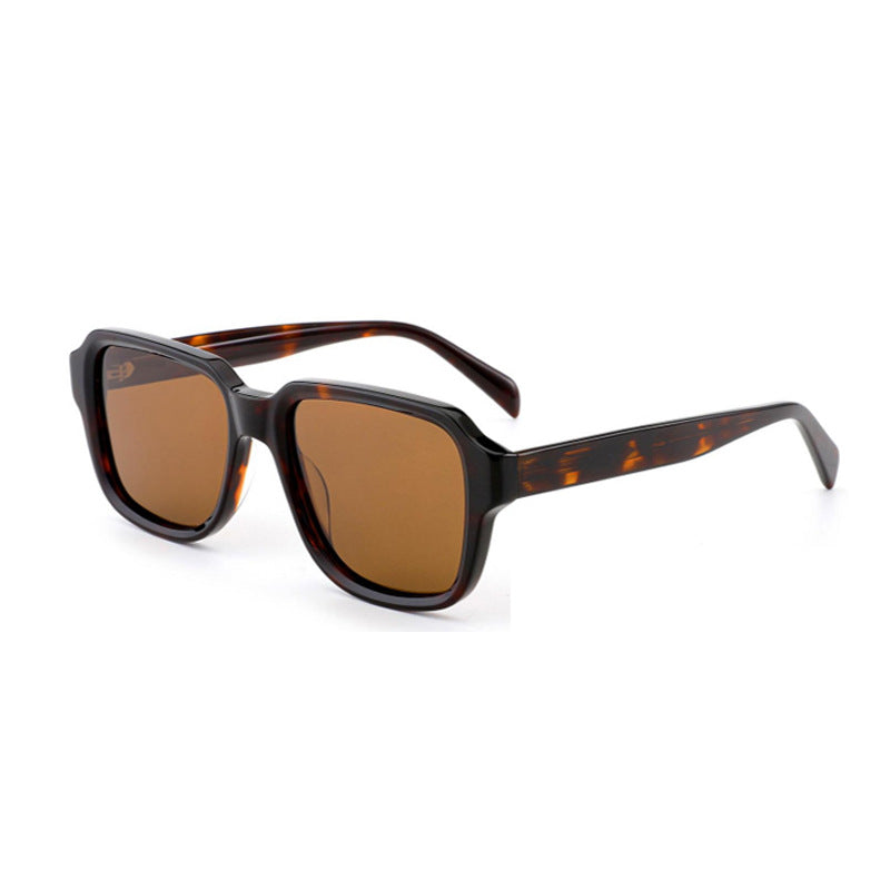 Dame kvadratisk solbrille med moderne mønster Skanto